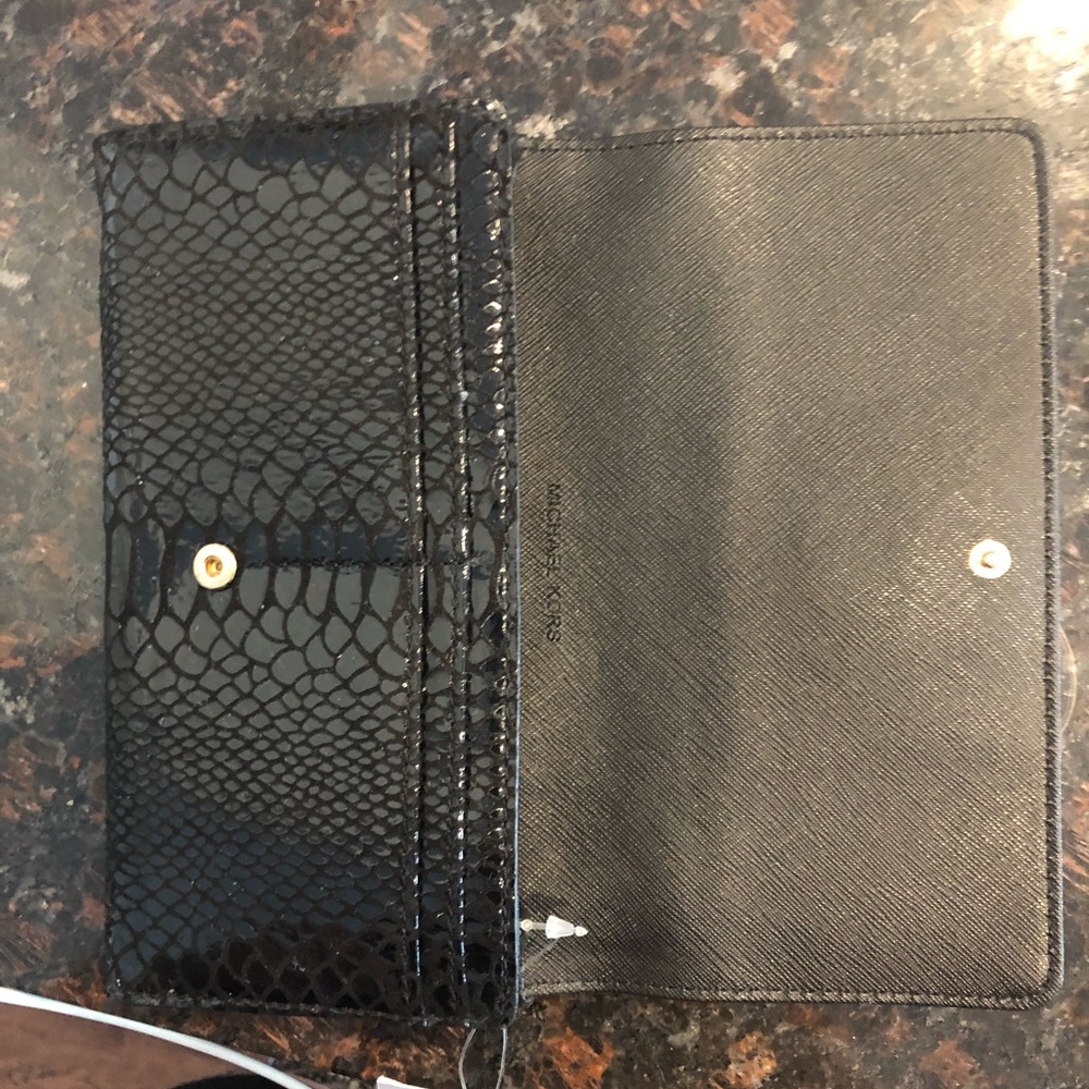 New with tags Michael Kors black leather wallet - Picture 4 of 5
